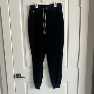 Black Jogger Pants with Drawstring